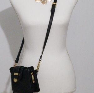 Black Cross Body Satchel Bag